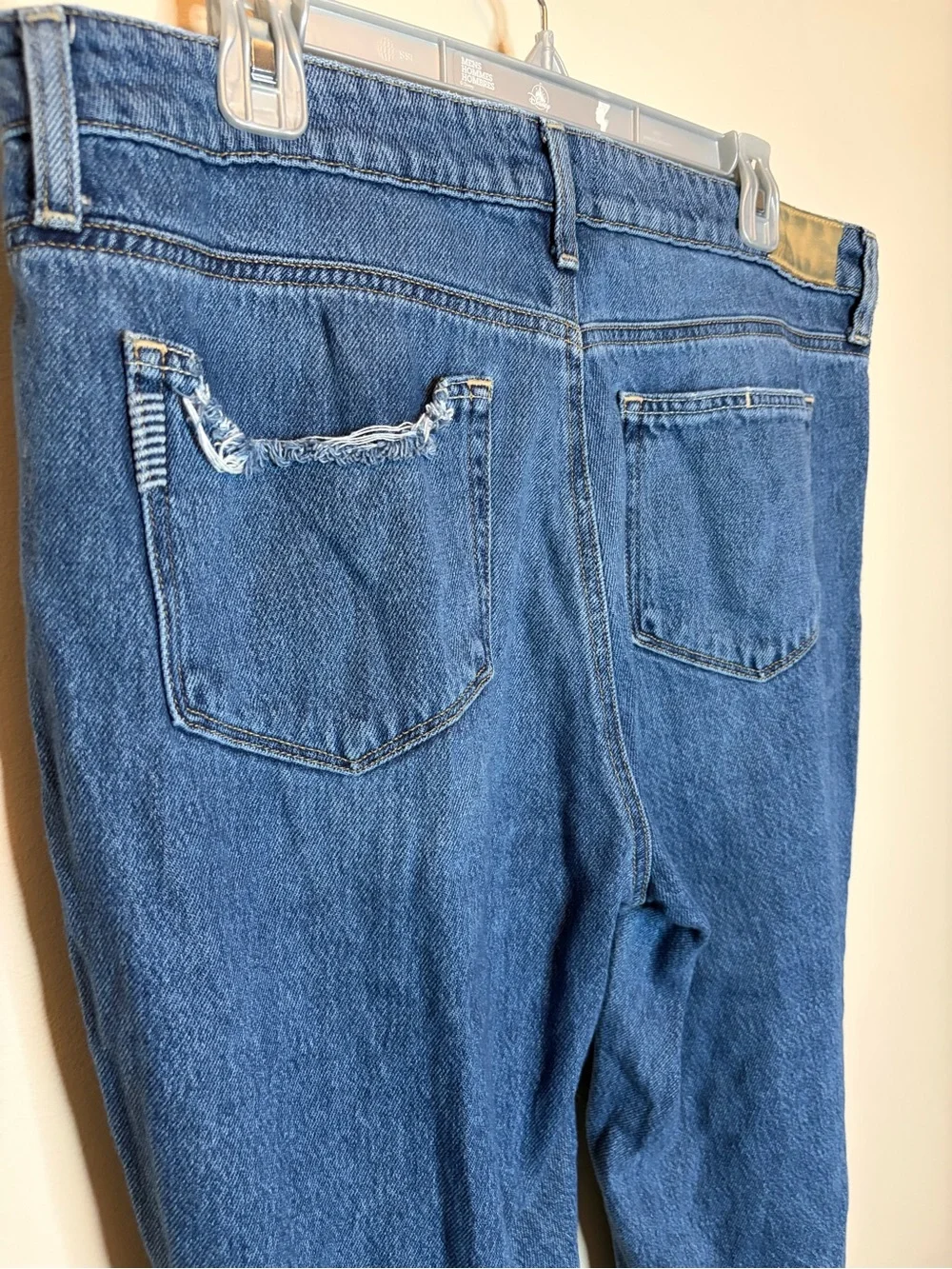 Paige Brand Noelle style sledge jeans denim destroyed/distressed style Size 32 - Picture 5 of 8